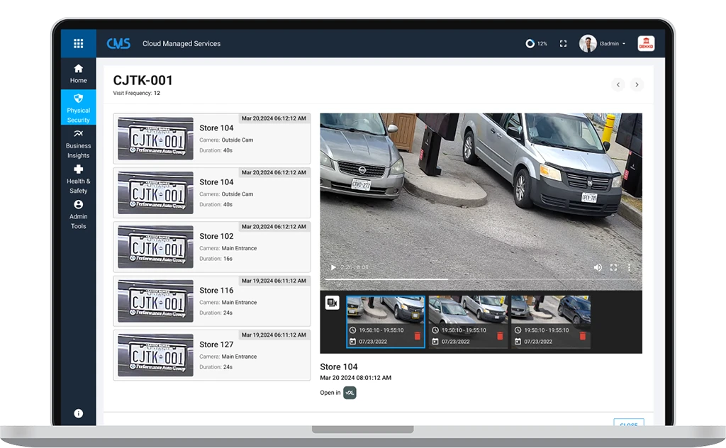 LPR showing Ai detection details